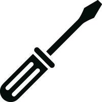 Screwdriver repair icon symbol vector image. Illustration of the fix toolkit design image. EPS 10