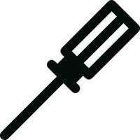 Screwdriver repair icon symbol vector image. Illustration of the fix toolkit design image. EPS 10