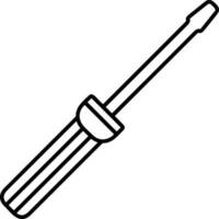 Screwdriver repair icon symbol vector image. Illustration of the fix toolkit design image. EPS 10