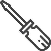 Screwdriver repair icon symbol vector image. Illustration of the fix toolkit design image. EPS 10