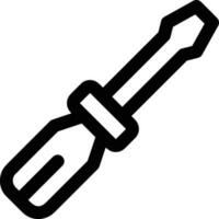 Screwdriver repair icon symbol vector image. Illustration of the fix toolkit design image. EPS 10