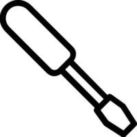 Screwdriver repair icon symbol vector image. Illustration of the fix toolkit design image. EPS 10