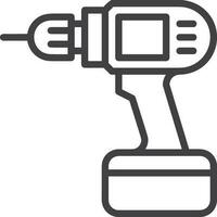 Screwdriver repair icon symbol vector image. Illustration of the fix toolkit design image. EPS 10