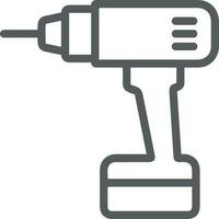 Screwdriver repair icon symbol vector image. Illustration of the fix toolkit design image. EPS 10