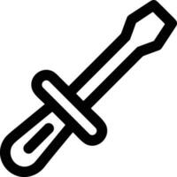 Screwdriver repair icon symbol vector image. Illustration of the fix toolkit design image. EPS 10