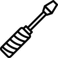 Screwdriver repair icon symbol vector image. Illustration of the fix toolkit design image. EPS 10