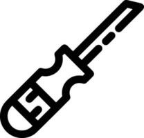 Screwdriver repair icon symbol vector image. Illustration of the fix toolkit design image. EPS 10