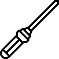 Screwdriver repair icon symbol vector image. Illustration of the fix toolkit design image. EPS 10