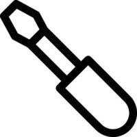 Screwdriver repair icon symbol vector image. Illustration of the fix toolkit design image. EPS 10