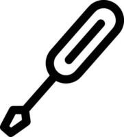 Screwdriver repair icon symbol vector image. Illustration of the fix toolkit design image. EPS 10