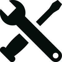 Screwdriver repair icon symbol vector image. Illustration of the fix toolkit design image. EPS 10