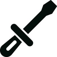 Screwdriver repair icon symbol vector image. Illustration of the fix toolkit design image. EPS 10