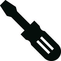 Screwdriver repair icon symbol vector image. Illustration of the fix toolkit design image. EPS 10