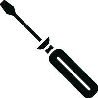 Screwdriver repair icon symbol vector image. Illustration of the fix toolkit design image. EPS 10