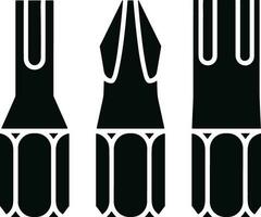 Screwdriver repair icon symbol vector image. Illustration of the fix toolkit design image. EPS 10