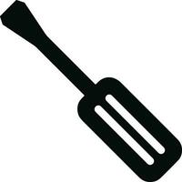 Screwdriver repair icon symbol vector image. Illustration of the fix toolkit design image. EPS 10