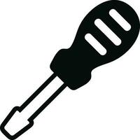 Screwdriver repair icon symbol vector image. Illustration of the fix toolkit design image. EPS 10