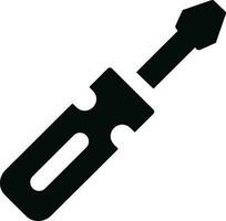 Screwdriver repair icon symbol vector image. Illustration of the fix toolkit design image. EPS 10