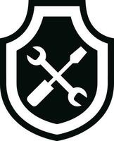 Screwdriver repair icon symbol vector image. Illustration of the fix toolkit design image. EPS 10