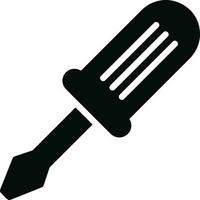 Screwdriver repair icon symbol vector image. Illustration of the fix toolkit design image. EPS 10