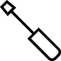 Screwdriver repair icon symbol vector image. Illustration of the fix toolkit design image. EPS 10