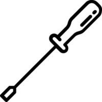 Screwdriver repair icon symbol vector image. Illustration of the fix toolkit design image. EPS 10