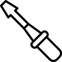 Screwdriver repair icon symbol vector image. Illustration of the fix toolkit design image. EPS 10