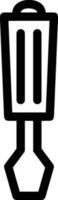 Screwdriver repair icon symbol vector image. Illustration of the fix toolkit design image. EPS 10