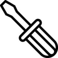 Screwdriver repair icon symbol vector image. Illustration of the fix toolkit design image. EPS 10