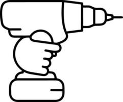 Screwdriver repair icon symbol vector image. Illustration of the fix toolkit design image. EPS 10