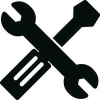 Screwdriver repair icon symbol vector image. Illustration of the fix toolkit design image. EPS 10