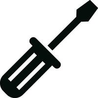 Screwdriver repair icon symbol vector image. Illustration of the fix toolkit design image. EPS 10