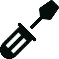 Screwdriver repair icon symbol vector image. Illustration of the fix toolkit design image. EPS 10