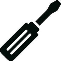 Screwdriver repair icon symbol vector image. Illustration of the fix toolkit design image. EPS 10