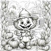 Fall Coloring Pages photo