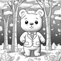 Fall Coloring Pages photo