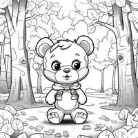 Fall Coloring Pages photo