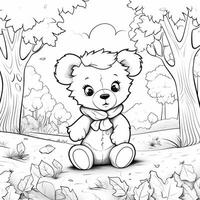 Fall Coloring Pages photo