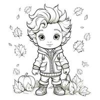 Fall Coloring Pages photo