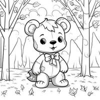 Fall Coloring Pages photo