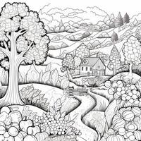 Fall Coloring Pages photo