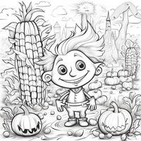 Fall Coloring Pages photo