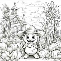 Fall Coloring Pages photo