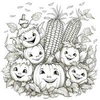 Fall Coloring Pages photo