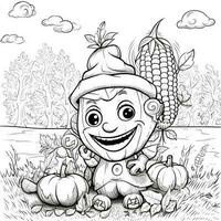 Fall Coloring Pages photo