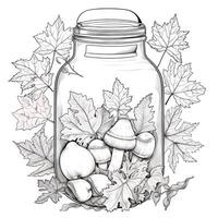 Fall Coloring Pages photo