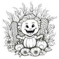 Fall Coloring Pages photo