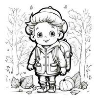 Fall Coloring Pages photo