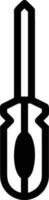Screwdriver repair icon symbol vector image. Illustration of the fix toolkit design image. EPS 10