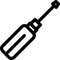 Screwdriver repair icon symbol vector image. Illustration of the fix toolkit design image. EPS 10